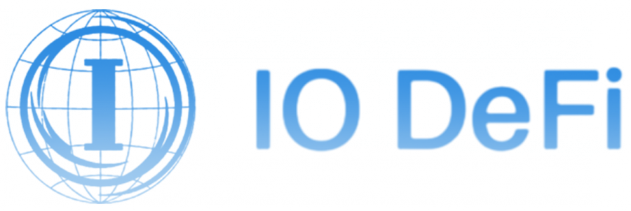 IO DeFi company logo used for identification in press materials.