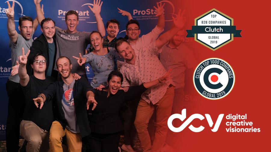 DCV named Clutch top global agency and top 1000 video production company world wide.