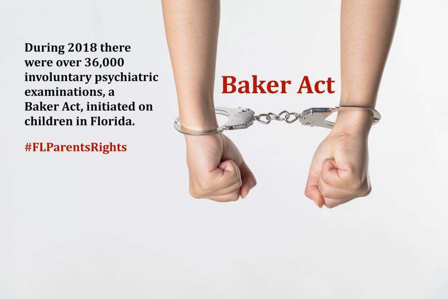 The fundamental right of a parent to help their child is being ignored despite the fact that there is an existing provision for the parent to be given an opportunity to help their child as part of the Baker Act law.