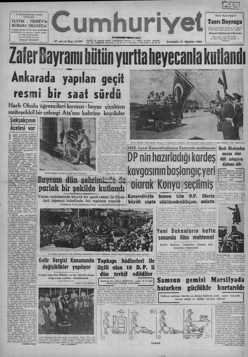 Cumhuriyet Digital Archive from East View Global Press Archive