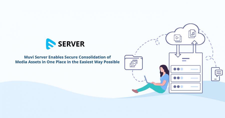 Muvi Server Enables Secure Consolidation & Sharing of Media Assets