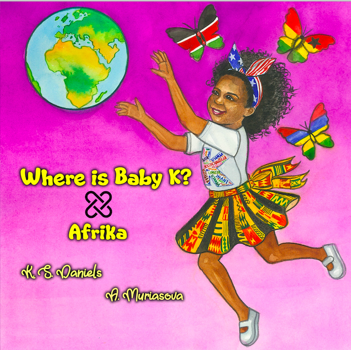 cover of the book Where is Baby K? Afrika – a beautiful story which highlights meaningful teaching moments for cultural awareness