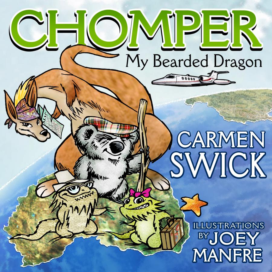 Just in time for the holidays, Award Winning Author, Carmen Swick Launches Latest Book,  Chomper My Bearded Dragon - available on Amazon and all book purchasing platforms.