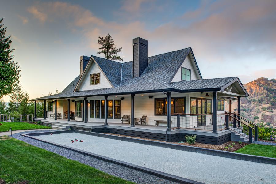 Award-winning project design-build remodeled by LEFF.  Lake Sonoma in beautiful Sonoma County, CA.