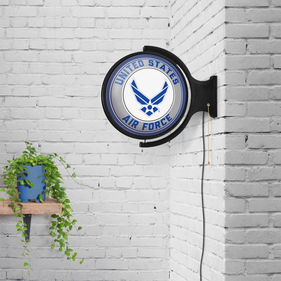 United States Air Force: Original Round Rotating Lighted Wall Sign