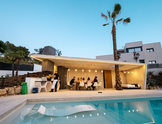 The level of pent-up desire for a holiday in the sunshine continues to rise in the UK A group of holidaymakers in a Utopia Villas