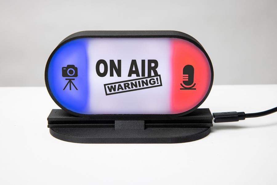 ON AIR WARNING! Unique Gadget Shows When The Camera and Mic are On – Launches On Kickstarter May 6 2021