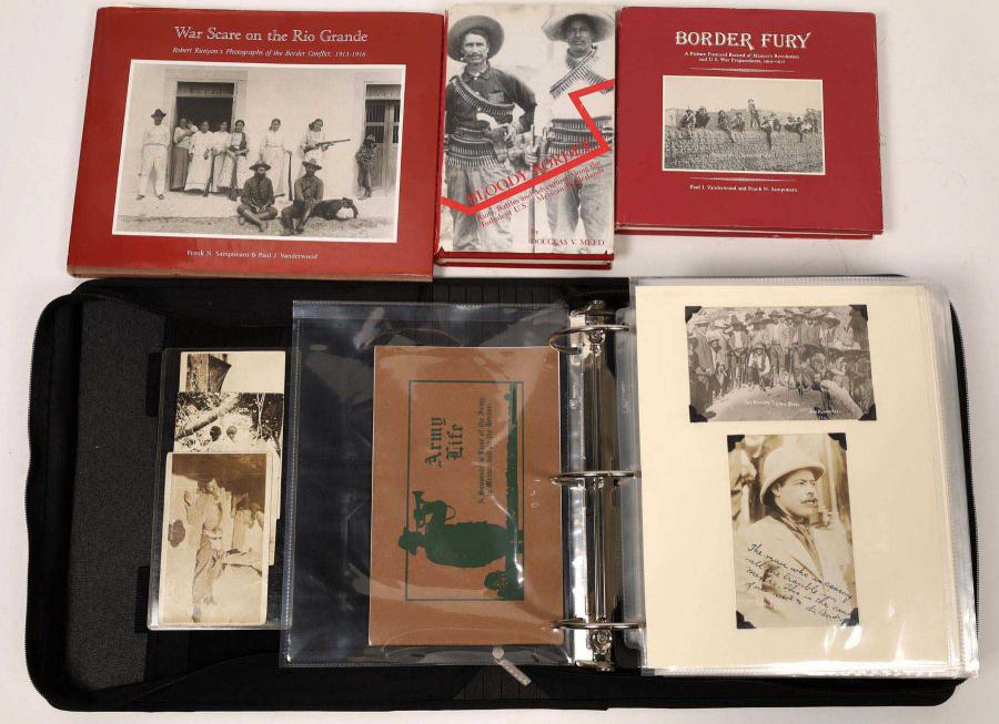 Photo diary of Pancho Villa with real photo postcards (RPCs) by Arizona photographer Walter Horne (estimate: $25,000-$50,000).