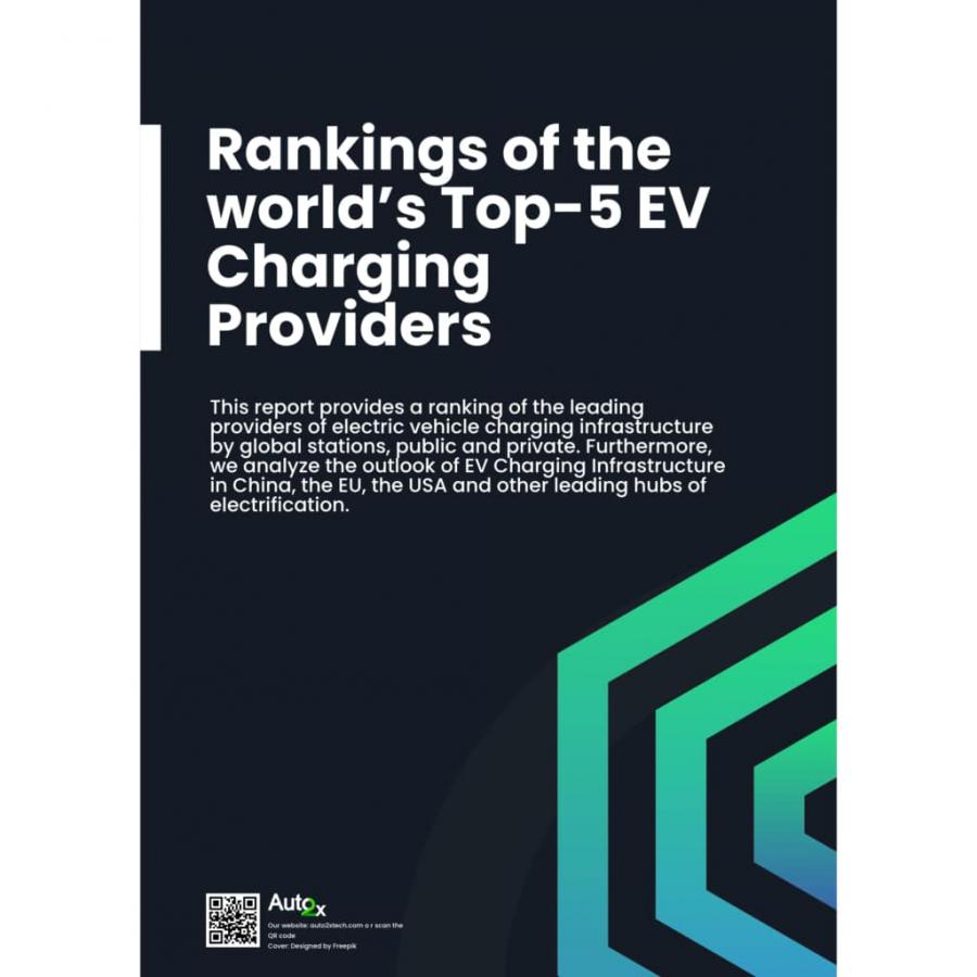 Rankings of the world’s Top-5 EV Charging Providers Report Cover