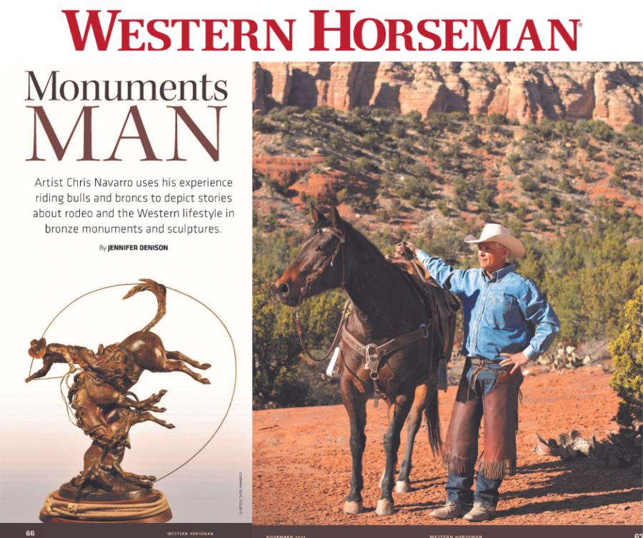 Western Horseman Magazine Features Wyoming Artist Chris Navarro