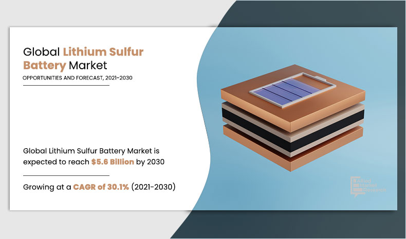 The global lithium sulfur battery market size was valued at $0 lithium sulfur battery market