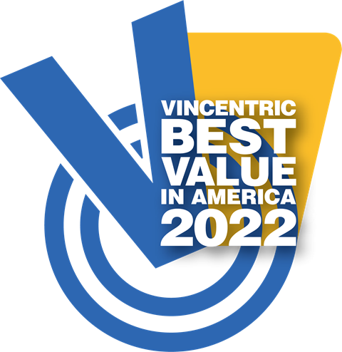 2022 Vincentric Best Value in America Awards Logo