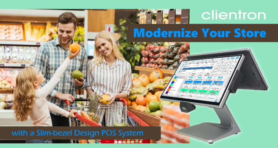 Modernize Your Store with a Slim-bezel Design POS System