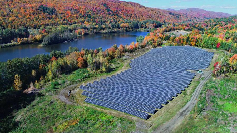 New solar array in Hardwick, VT