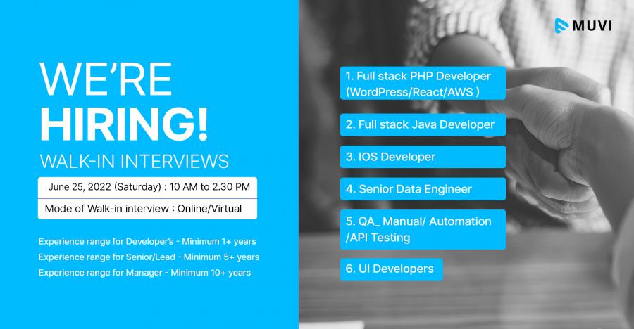 Muvi Virtual Walk-in Drive