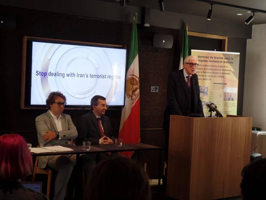 On July 5, the National Council of Resistance of Iran (NCRI) held a press conference in the Belgian Capital, Brussels, and announced its official statement about a new controversial Belgian parliamentary bill.