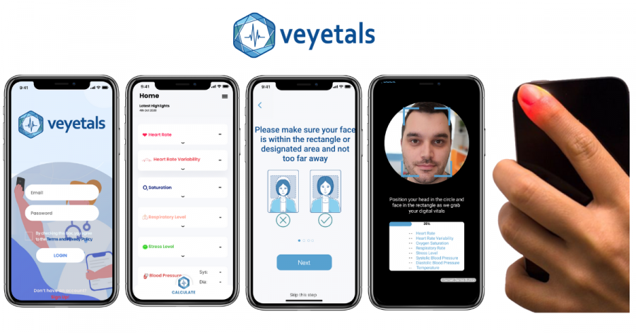 Claris Healthcare integrates Veyetals, Sensorless Vital Signs Technology for Monitoring Patients at Home