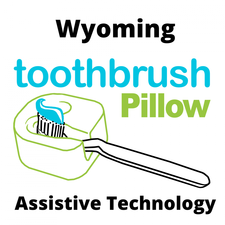 Wyoming Assistive Technology Resources (WATR) Demonstrates Toothbrush Pillow Assistive Technology