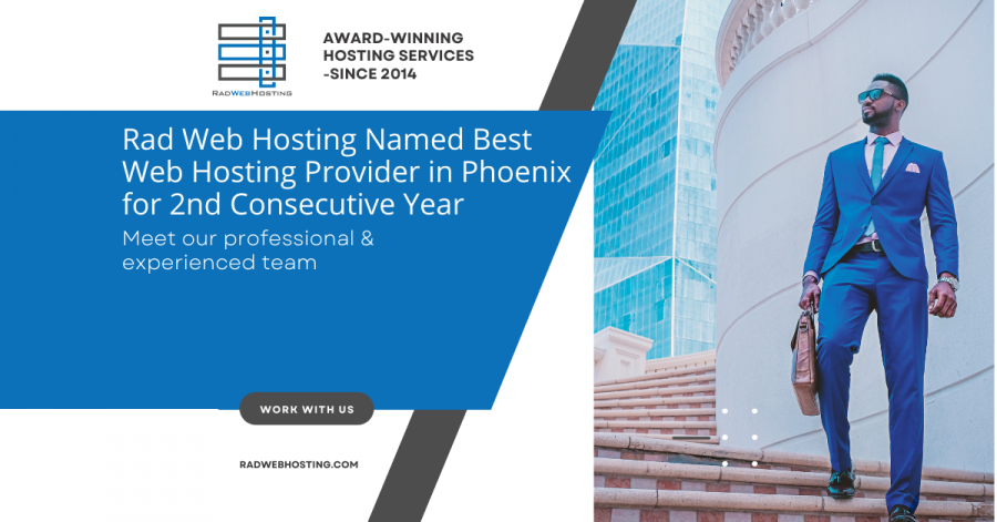 Rad Web Hosting Named Best Web Hosting Provider in Phoenix for 2nd Year in a Row