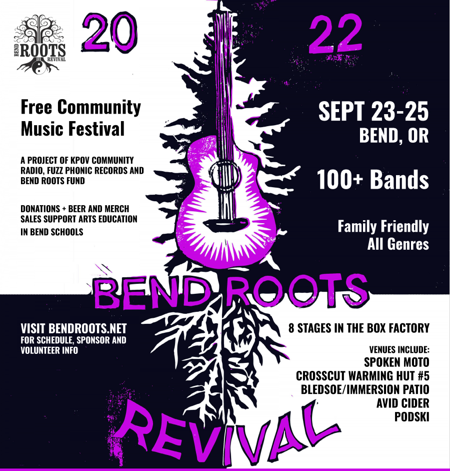 Celebrate Music, Art and Community at the 2022 Bend Roots Revival in