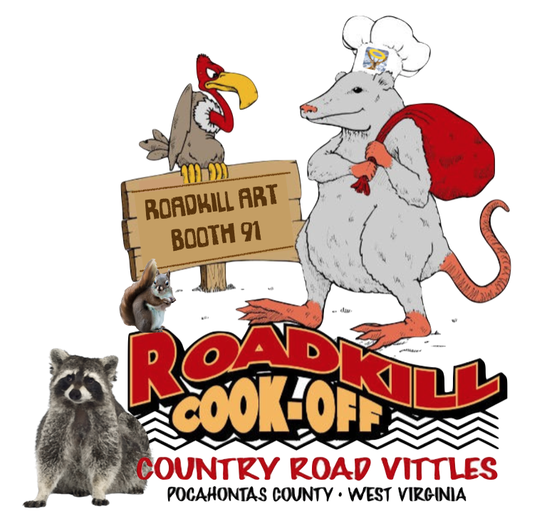 Roadkill Art is joining Roadkill Chef's at the only Roadkill Festival in the USA.