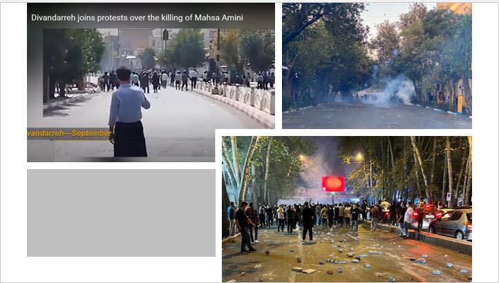 For the night on  Sunday and early Monday morning local time in various cities of Iran for the tenth consecutive in this uprising. protests spreading to 146 cities and regime security forces killed at least 180 protesters while arresting over 8,000 others.
