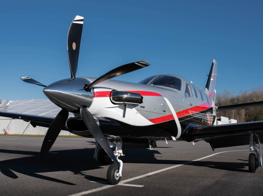 The lightweight Raptor five-blade composite propeller from Hartzell has been specifically designed to reduce overall weight and improve the TBM 960’s takeoff distance, climb and cruise speeds.