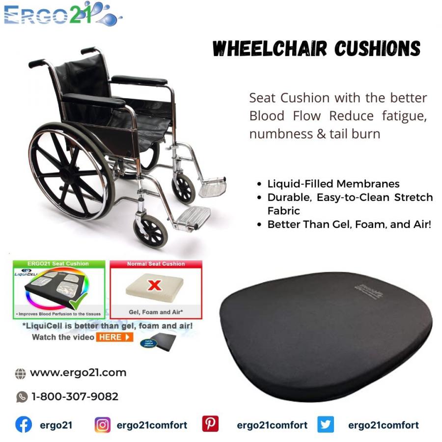 Ergo21 Announce the Expansion of Wheelchair Cushion with 4 Different Sizes – Regular, Large, Large Deluxe,