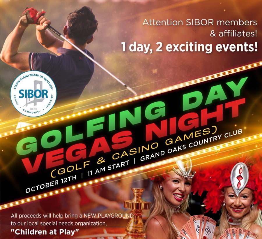 A dual-event fundraiser on Staten Island featuring a day of golf and an evening filled with casino-style adventure is on tap for Wednesday, Oct. 12.