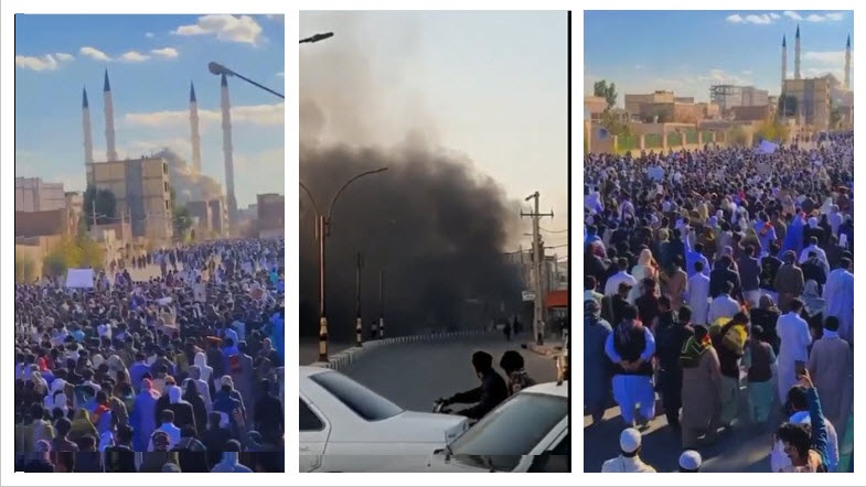 The nationwide protests in Iran are continuing on Friday, marking the 78th day of the uprising against the regime. Protesters in various cities of Sistan & Baluchestan have taken to the streets and chanted "death to Khamenei" and "Death to the dictator!”