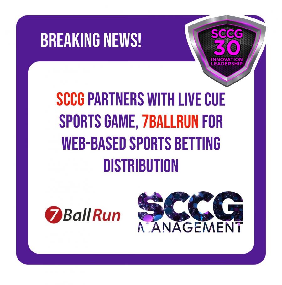 SCCG Partners with Live Cue Sports Game, 7BallRun for Web-Based Sports Betting Distribution