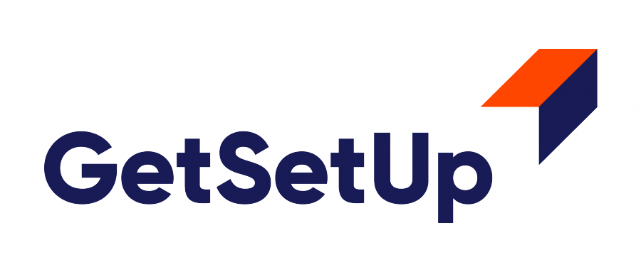 GetSetUp logo with arrow highlighting how GetSetUp is on a mission to help those over 55 learn new skills, connect with others and unlock new life experiences.