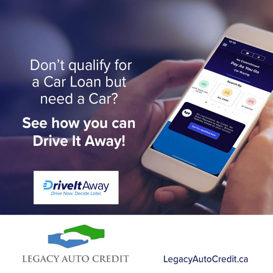 DriveItAway and Legacy Auto Credit