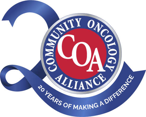 Community Oncology Alliance (COA), celebrating 20 years of making a difference in cancer care.