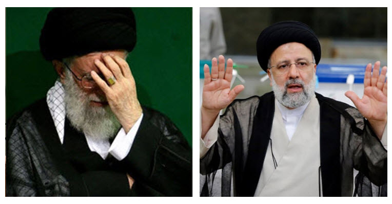 On Monday, the Iranian regime’s supreme leader, Ali Khamenei, acknowledged the failure of his regime’s president, Ebrahim Raisi, whose presidency he had described as the “Sweetest event” in 2021. Khamenei acknowledged “poverty and visible living problems.”  
