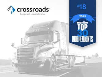 Crossroads Equipment Lease and Finance Joins Ranks of Monitor’s Top 30 Independents