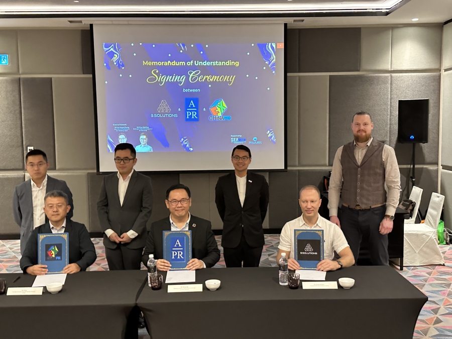 MOU Signing Between 3 Solutions, APR Electronic, and Xinxunwei Technology