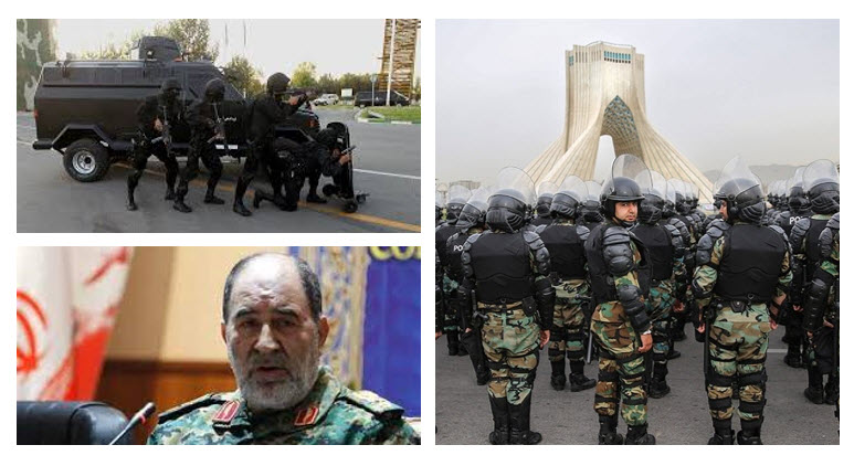 On Saturday, Hassan Karami, the commander of the Iranian regime’s special anti-riot units, revealed the regime’s utter fear of the nationwide uprising while blatantly claiming to have crushed Iran’s democratic revolution, which he described as “riots.”