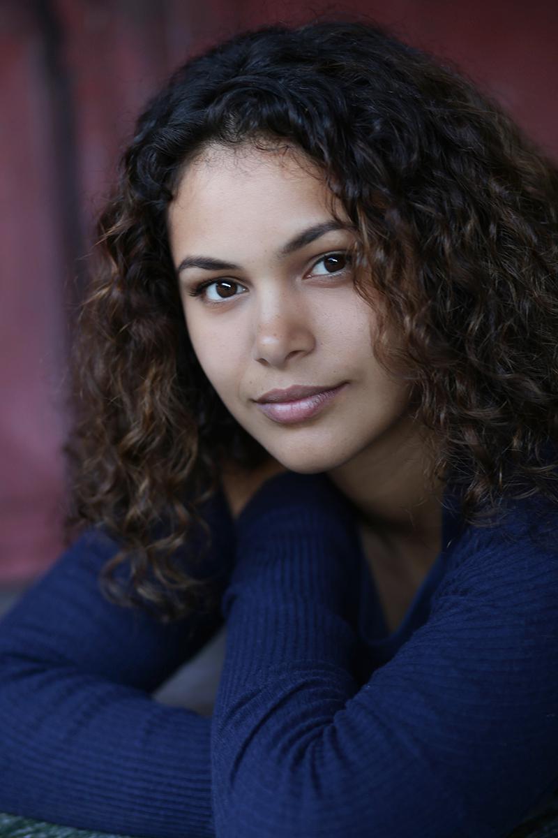 Actress Andrea Cortes (photo by Delaney Andrews)