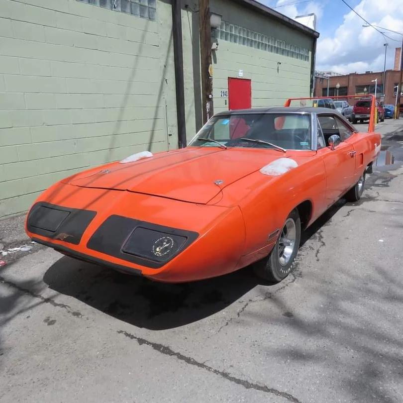 1970 Plymouth Super Bird 440 Six Pac survivor car (never re-painted) with less than 58,000 miles, purchased by Jay Soneff from a 93-year-old lady who used it as her daily driver.