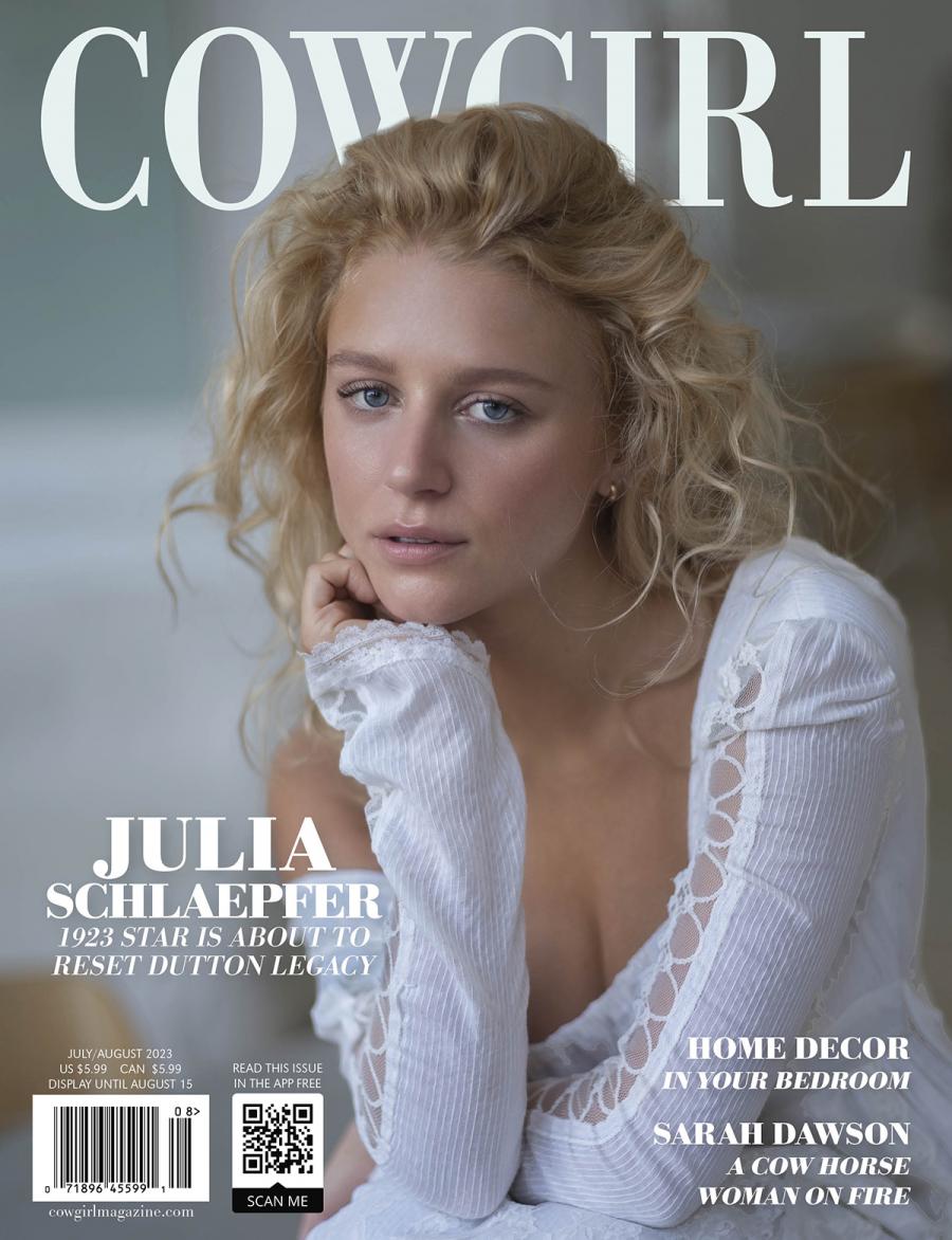 Julia Schlaepfer Cowgirl Magazine Cover