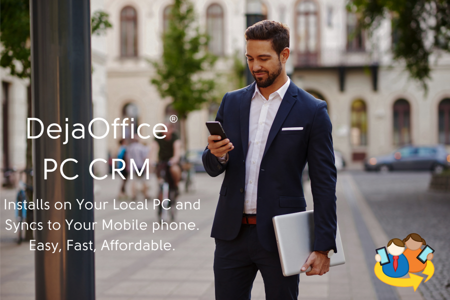 DejaOffice PC CRM gives you speed and control for an afforable one-time price.