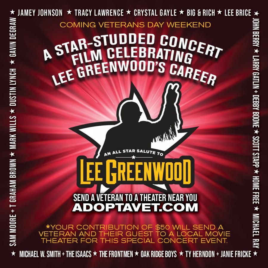 Lee Greenwood Launches Adoptavet To Support Veterans Ein Presswire