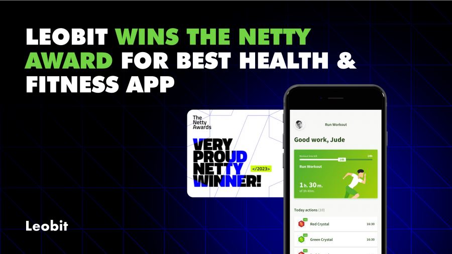 Leobit Wins The Netty Award for Greatest Wellness & Health and fitness App
