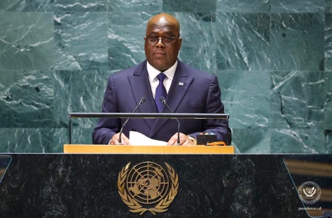 The President of the Democratic Republic of Congo, H President, H.E. Felix-Antoine Tshisekedi Tshilombo (photo credit: Office of the President, Democratic Republic of Congo)