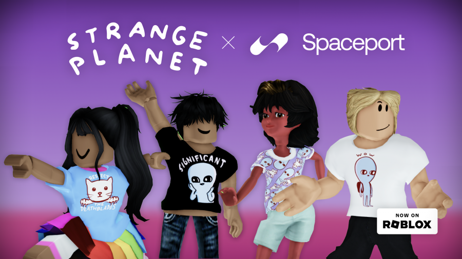 Spaceport shows images of NYT Best Seller Strange Planet on Roblox