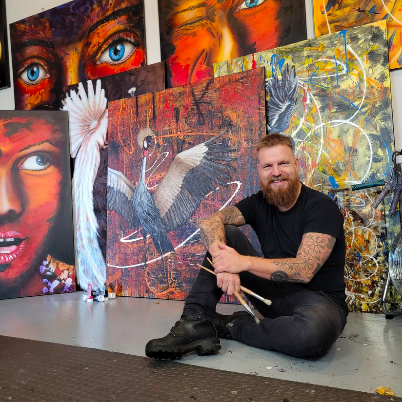 Renowned Dutch artist Willem Vos is embarking on a cultural odyssey to China as he collaborates with the Hong Art Museum in Chongqing and Pashmin Art Consortia from Germany to present their highly anticipated exhibition, "Transcendence: A Fusion of Art and Culture Willem Vos in his art studio