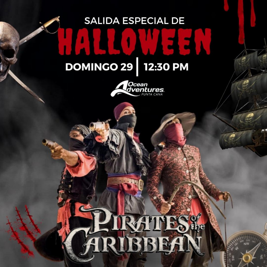 Halloween Arrives to the Caribbean Pirates Tour and Snorkeling in Punta