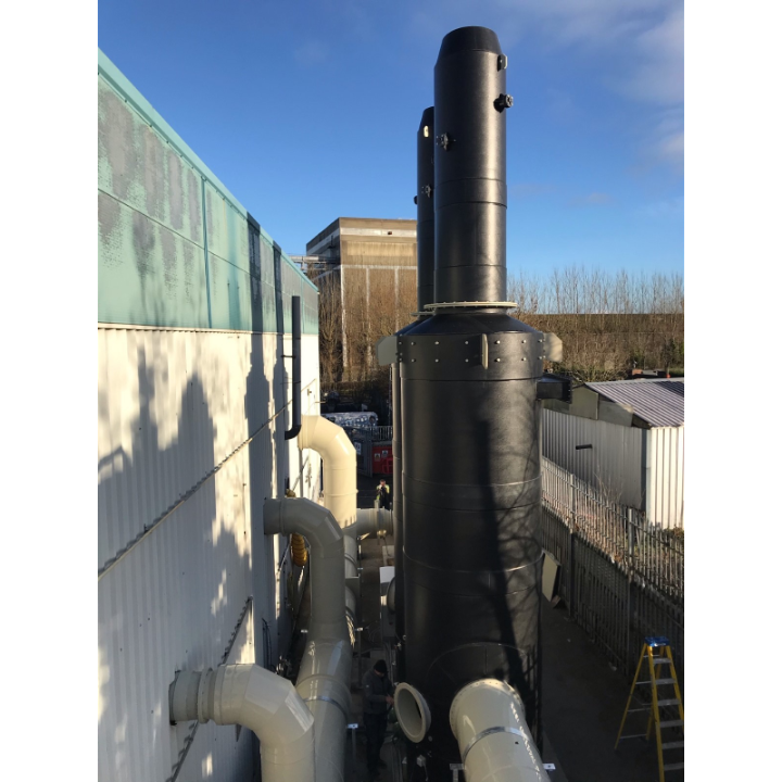 Niplast Supply & Install Two MACRO Scrubbers for Materion Plant’s Acid Fume Control