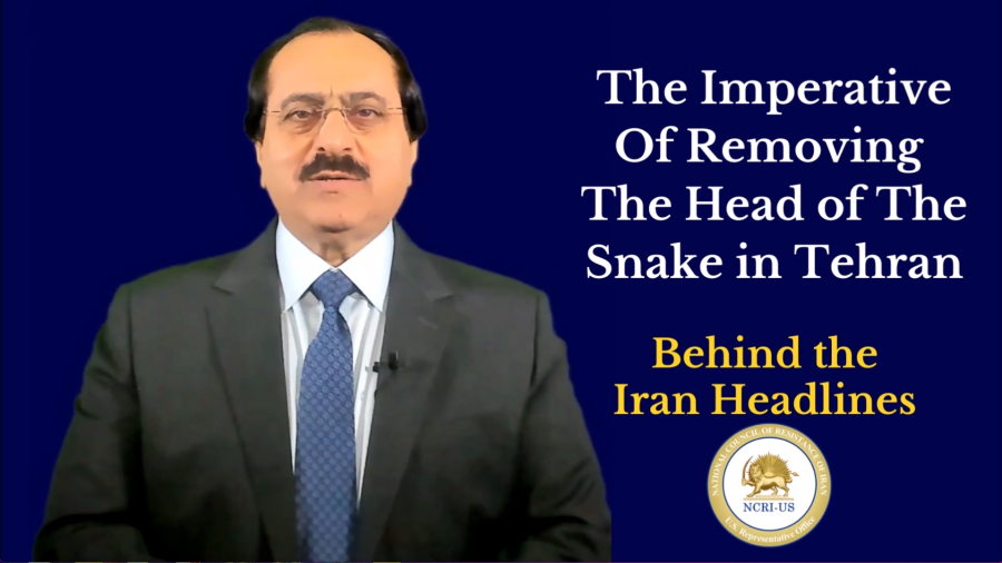 Alireza Jafarzadeh, the deputy director of the Washington office of the National Council of Resistance of Iran (NCRI), says the head of the snake of Islamic fundamentalism, war, and instability in the Middle East lies in Tehran & shall be removed by the Iranian people.